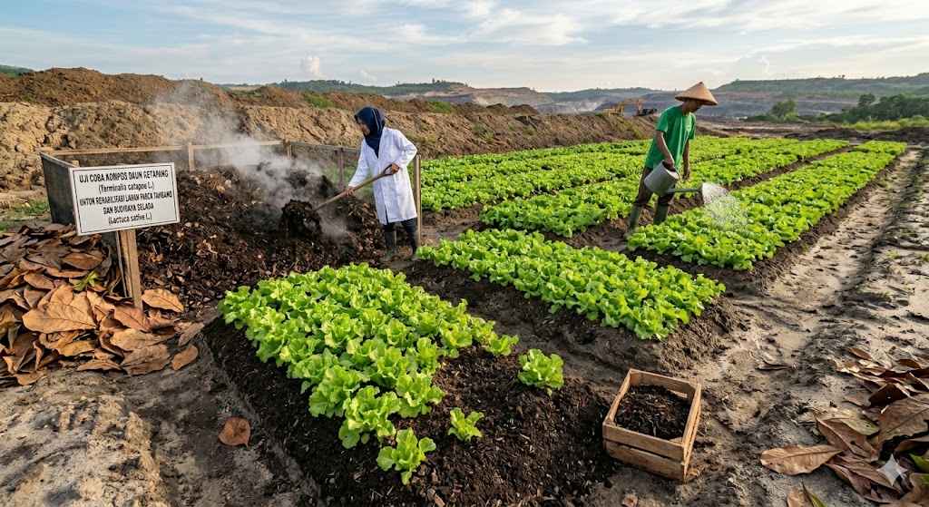 Riset Lahan Pascatambang Teknik Pertanian